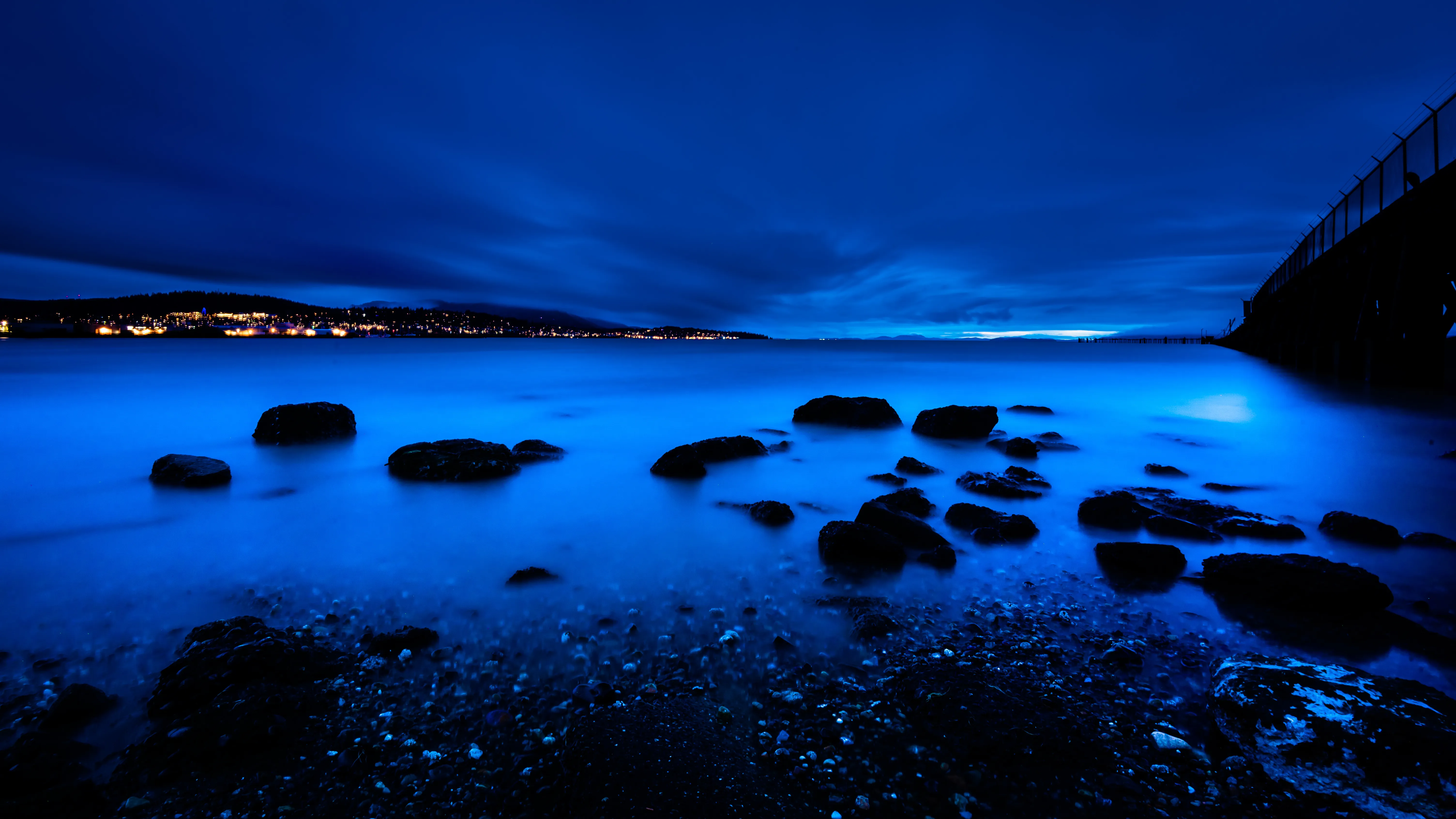 Blue Twilight Over Bellingham From Little Squalicum 22984784694 O