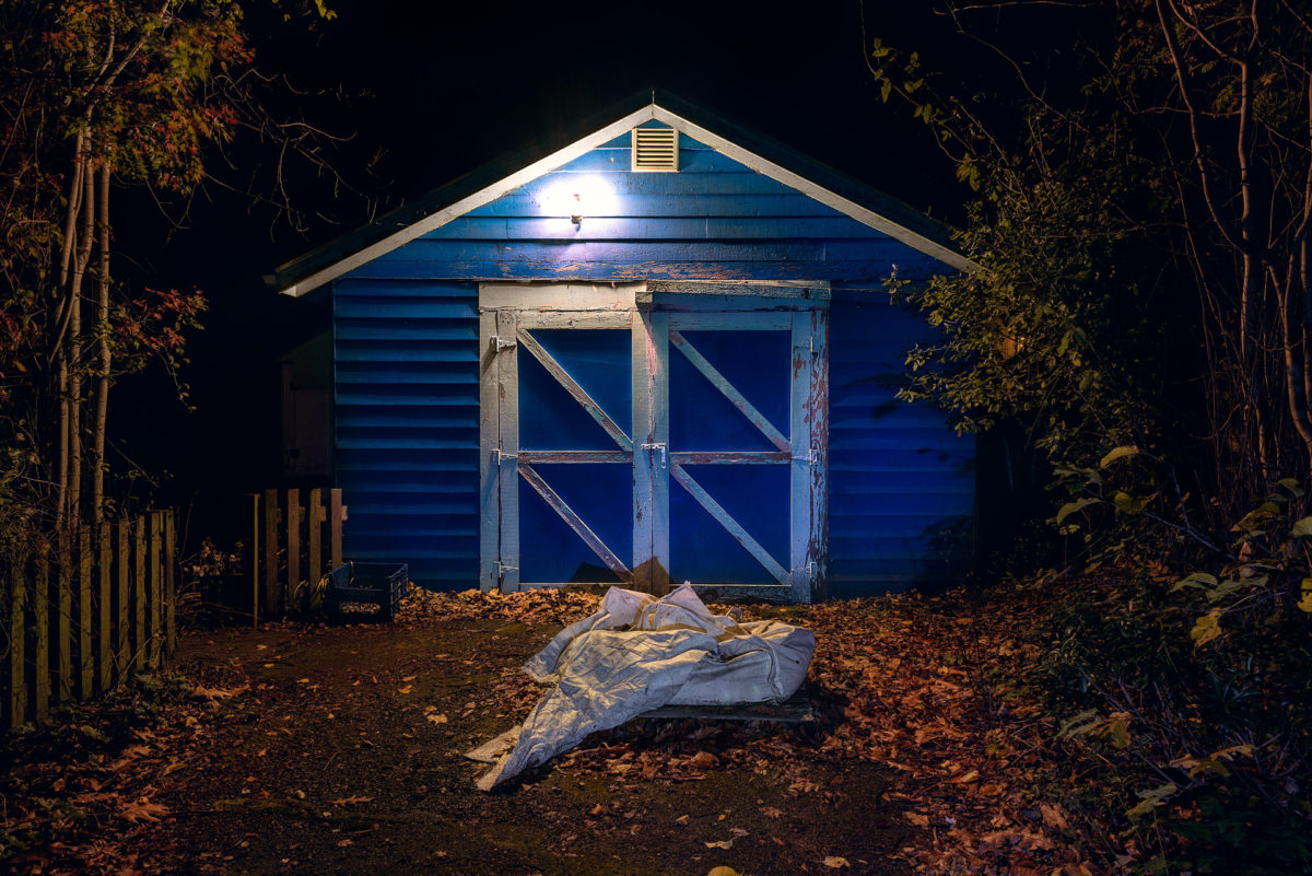 The Shed, Bellingham at Night